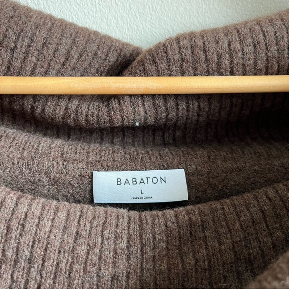 Babaton Bustle Sweater (Heather Dark Cocoa, L) - Picture 3 of 5